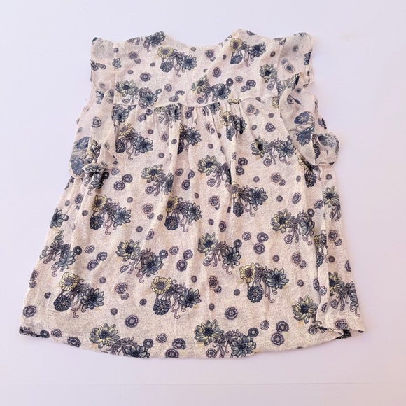 Woman’s Lucky Brand Short Sleeve Blouse Size Small Petite​ - Picture 4 of 5